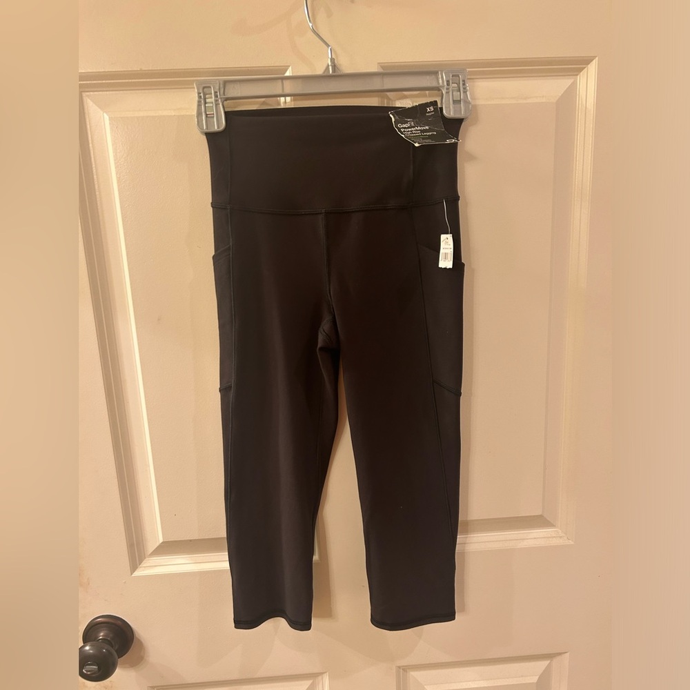 NWT Women’s GapFit Power Move High Rise Cropped Leggings Size XS